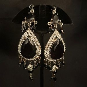 Chandelier style Silver-tone Earrings